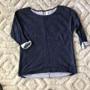 Navy sweater